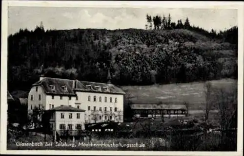 Ak Glasenbach Salzburg, Mädchen-Haushaltungsschule