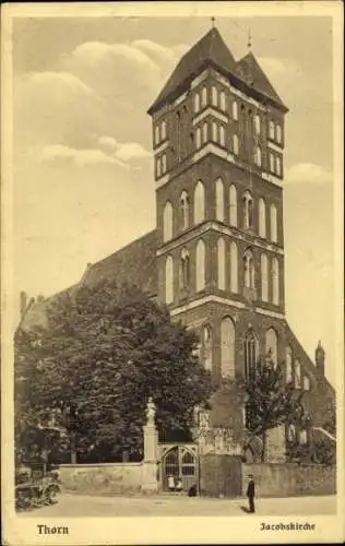 Ak Toruń Thorn Westpreußen, Jacobskirche