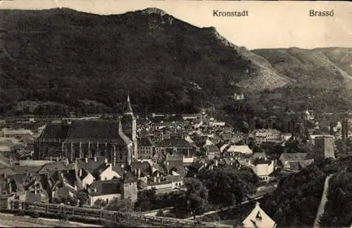 Ak Brașov Brassó Kronstadt Rumänien, Gesamtansicht