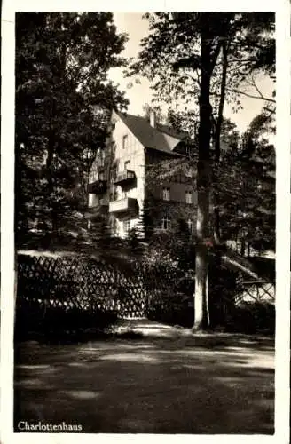 Ak Thermalbad Wiesenbad im Erzgebirge, Pension Charlottenhaus