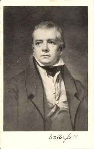 Künstler Ak Dichter Sir Walter Scott, Portrait