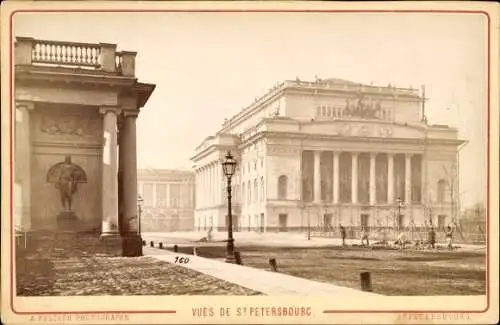 Kabinett Foto Sankt Petersburg Russland, Alexander Theater