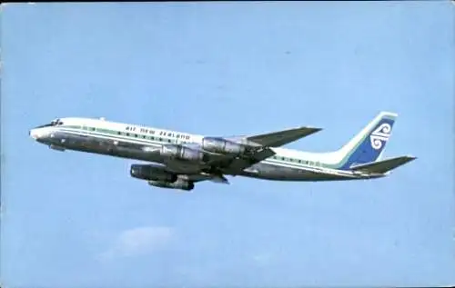 Ak Passagierflugzeug DC-8, Air New Zealand