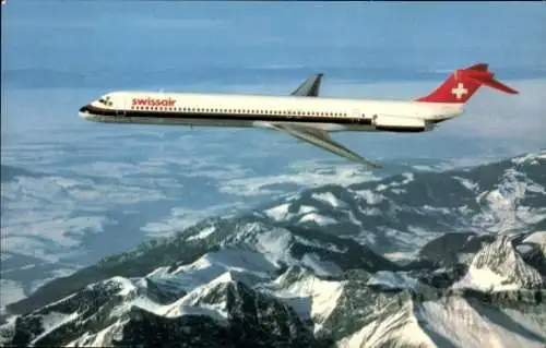 Ak Passagierflugzeug McDonnel Douglas DC-9-81, Swissair