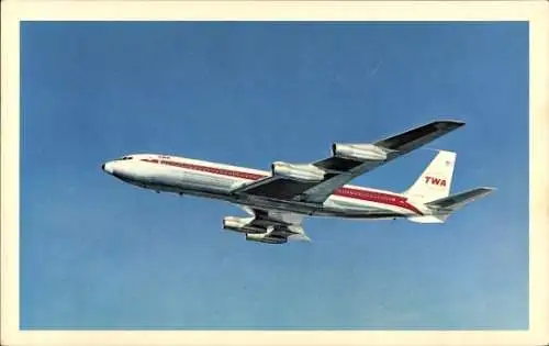 Ak Amerikanisches Passagierflugzeug, Trans World Airlines, TWA Star Stream