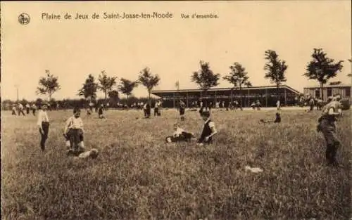 Ak Saint-Josse-ten-Noode Brüssel Brüssel, Spielplatz, Kinder