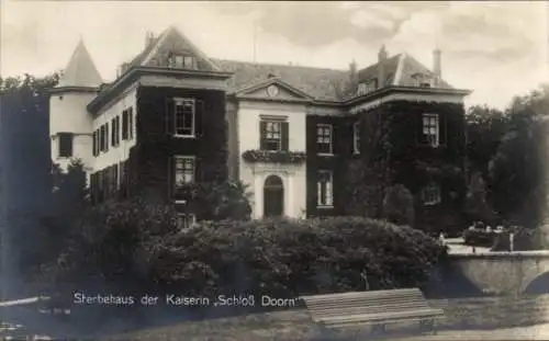 Ak Sterbehaus der Kaiserin, Schloss Doorn, Exil