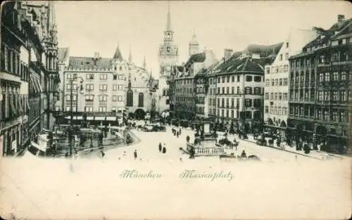 Ak München, Marienplatz