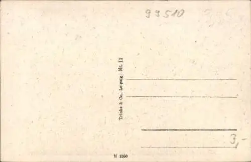 Ak Apolda in Thüringen, Eingang Hermann-Löns-Promenade, Brücke