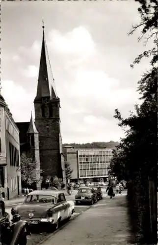 Ak Gummersbach im Oberbergischen Kreis, Marktstraße, katholische Kirche