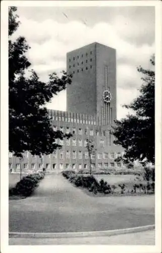 Ak Wilhelmshaven an der Nordsee, Rathaus