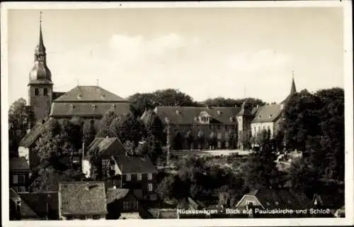 Ak Hückeswagen im Oberbergischen Kreis, Pauluskirche, Schloss