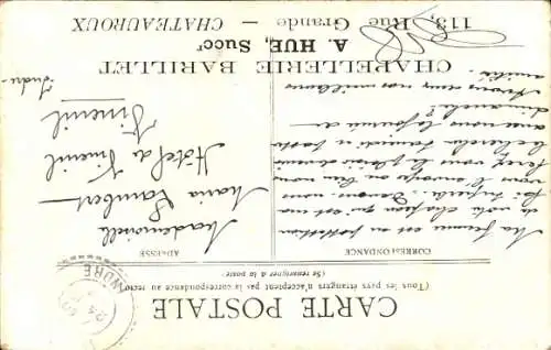 Ak Junge mit einer Laute