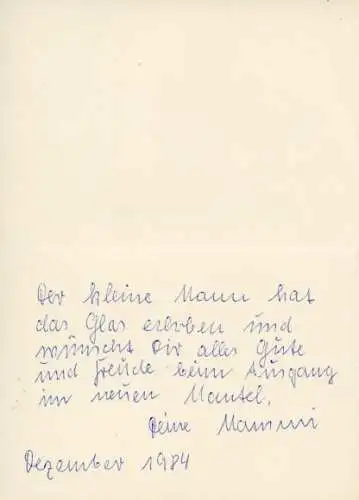 Scherenschnitt Klapp Ak Schornsteinfeger, Leiter, Weinglas