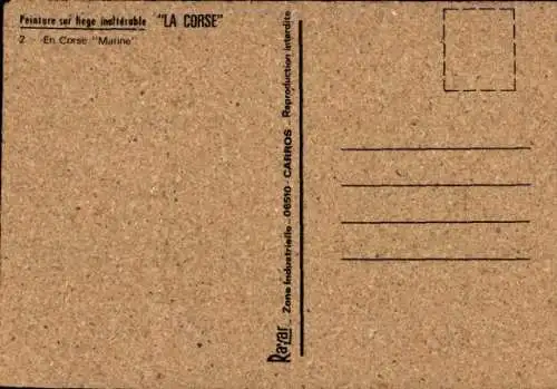 Leder Ak Corse, Ufer, Boot, Fischer