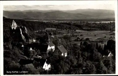 Ak Landeck Teningen bei Emmendingen  im Schwarzwald, Ruine Burg Landeck