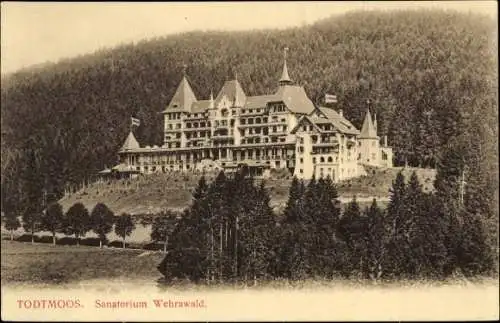 Ak Todtmoos im Schwarzwald, Sanatorium Wehrawald