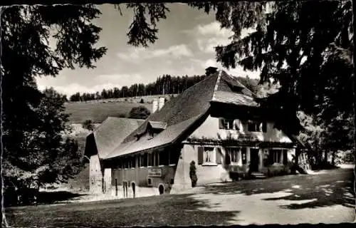 Ak Sirnitz Müllheim in Baden Schwarzwald, Gasthaus und Pension Auerhahn