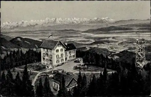 Ak Badenweiler im Schwarzwald, Hotel Hochblauen, Panorama