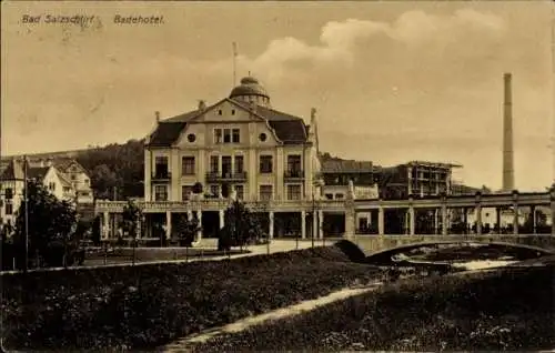 Ak Bad Salzschlirf in Hessen, Blick auf das Badehotel