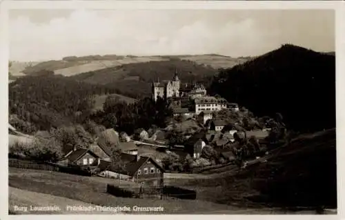 Ak Lauenstein Ludwigsstadt in Oberfranken, Burg Lauenstein