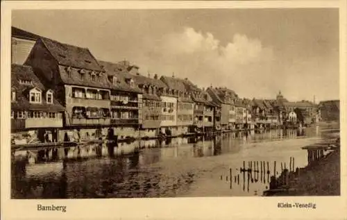 Ak Bamberg in Oberfranken, Klein-Venedig, Teilansicht