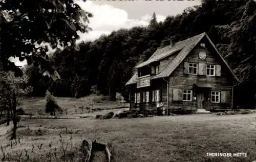 Ak Nordheim vor der Rhön, Berggasthaus Thüringer Hütte