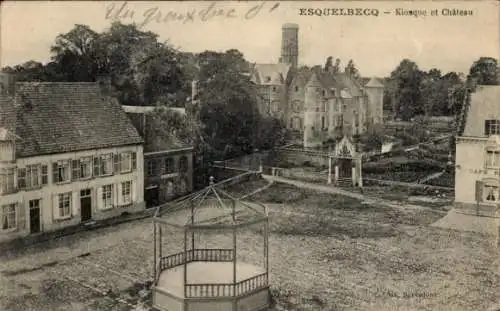 Ak Esquelbecq Nord, Kiosque et Chateau