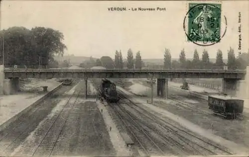 Ak Verdun Meuse, Le Nouveau Pont