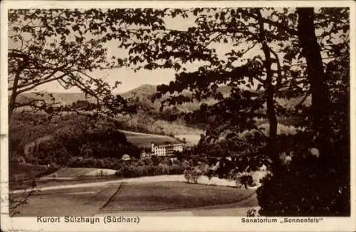 Ak Sülzhayn Ellrich Thüringen, Sanatorium Sonnenfels