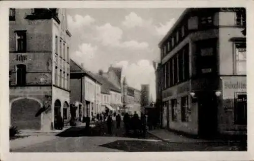 Ak Fürstenwalde Spree, Blick in die Mühlenstraße, Gasthaus rechts