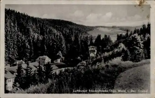 Ak Friedrichroda im Thüringer Wald, Der Grund