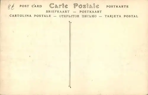 Ak Villers sur Mer Calvados, vue prise de l'Eglise, Route de Trouville