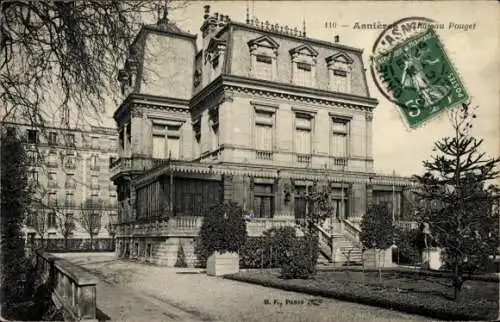 Ak Asnières sur Seine Hauts-de-Seine, Chateau Pouget