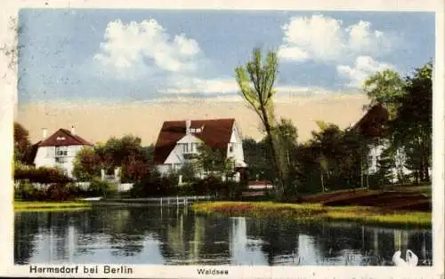 Ak Berlin Reinickendorf Hermsdorf, Waldsee