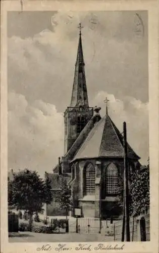 Ak Ridderkerk Südholland Niederlande, Ned Herv Kirche