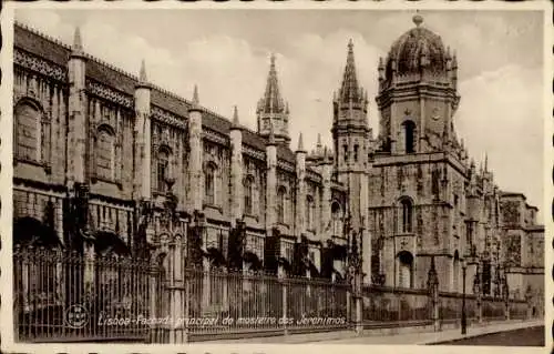 Ak Batalha Portugal, Hauptfassade des Mosteiro dos Jeronimos