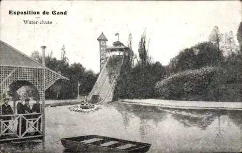 Ak Gent Gent Ostflandern, Weltausstellung 1913, Wasserrutsche