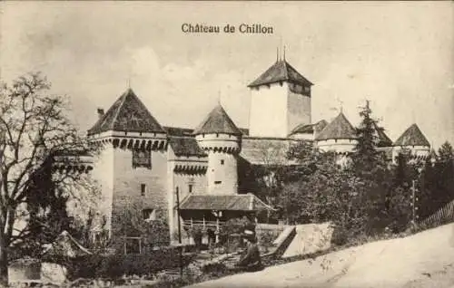 Ak Chillon Montreux Kanton Waadt, Schloss