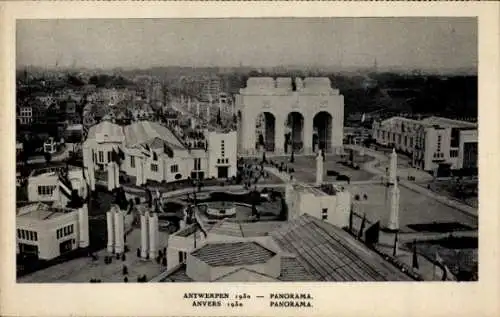 Ak Antwerpen Flandern, Weltausstellung 1930, Panorama, Blick über das Gelände