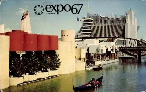 Ak Montreal Quebec Kanada, Expo 1967, Monaco-Pavillon