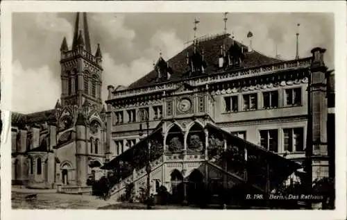 Ak Bern Stadt Schweiz, Rathaus