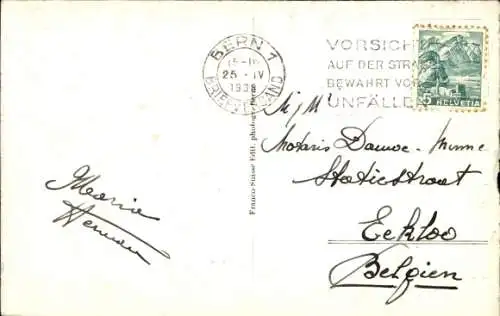 Ak Bern Stadt Schweiz, Rathaus