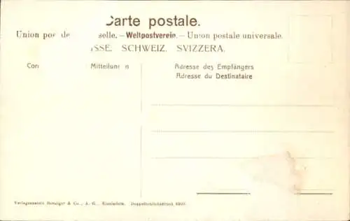 Ak Einsiedeln Kanton Schwyz Schweiz, Gesamtansicht