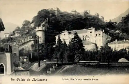 Ak Bellinzona Kanton Tessin, Istituto Santa Maria, Castello Svitto