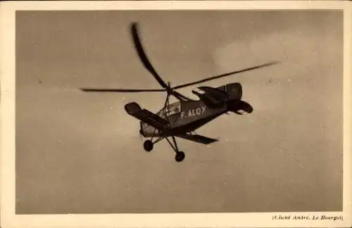 Ak Autogire La Cierva, Hubschrauber F. ALOX