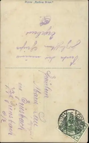 Ak Theaterszene Zigeunerbaron, Küssendes Paar