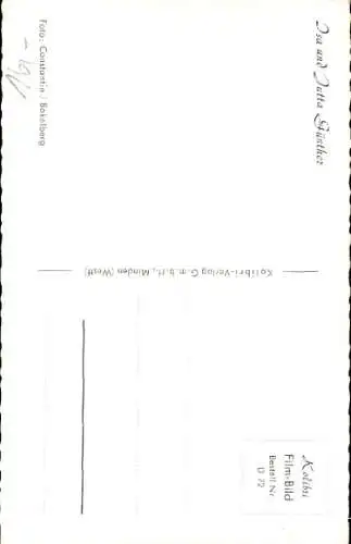 Ak Schauspielerinnen Isa und Jutta Günther, Portrait, Autogramme