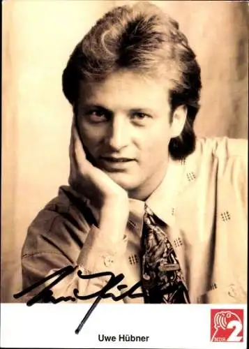 Ak Schauspieler Uwe Hübner, Portrait, Autogramm