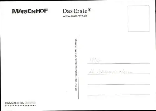 Ak Schauspielerin Isabella Hübner, Portrait, Marienhof, Autogramm